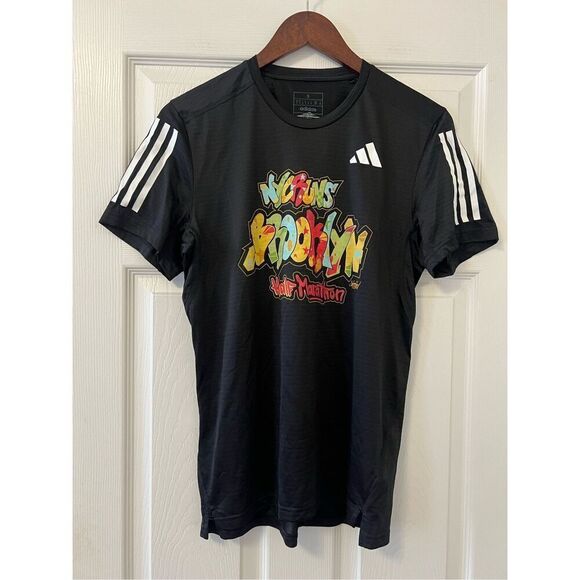 ADIDAS BROOKLYN HALF MARATHON T-SHIRT - Picture 1 of 9